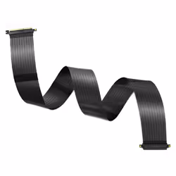 Akasa RISER BLACK XL, Premium PCIe 3.0 x 16 Riser cable,100CM 180° PCIe 3.0 x16 Female 180° PCIe 3.0 x16 Male