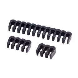 Akasa Cable Comb Kit, 3 mm, Black, 90 mm, 185 mm, 4.5 g, China