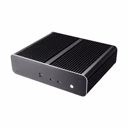Akasa MaxWell Pro Mini-ITX Fanless Case, Small Form Factor (SFF), PC, Black, Mini-ITX, Aluminium, Copper, HDD, Power