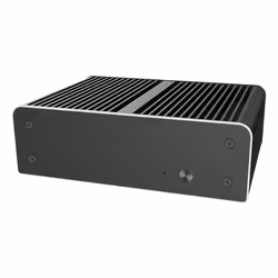 Akasa MaxWell Pro Mini-ITX Fanless Case, Small Form Factor (SFF), PC, Black, Aluminium, HDD, Power, 109 mm