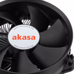 Akasa Intel LGA1700 Processor Hybrid cooler 9.5 cm Aluminium, Black 1 pc(s)