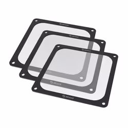Akasa GRM12-M01-BKT3, Fan filter, Nylon, Plastic, Black, Metal, Magnetic, 120 mm