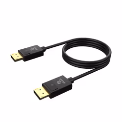 Akasa AK-CBDP26-20BK DisplayPort cable 2 m Black