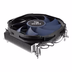 Akasa ALUCIA H4i, Air cooler, 9.2 cm, 800 RPM, 3600 RPM, Black