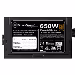 Silverstone SST-ET650-B v1.4 power supply unit 650 W 20+4 pin ATX ATX Black - Additional view 5