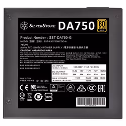 Silverstone DA750 Gold power supply unit 750 W 20+4 pin ATX ATX Black - Additional view 6