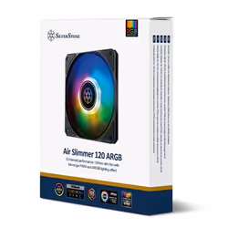 Silverstone Air Slimmer 120 Computer case, Processor Air cooler 12 cm Black, Transparent 1 pc(s) - Additional view 6