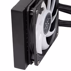 Silverstone VIDA 120 SLIM Computer case Liquid cooling kit 12 cm Black 1 pc(s) - Additional view 6