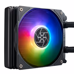 Silverstone VIDA 120 SLIM Computer case Liquid cooling kit 12 cm Black 1 pc(s) - Additional view 8
