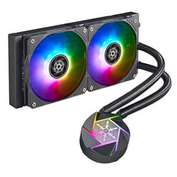 Silverstone VIDA 240 SLIM Computer case Liquid cooling kit 12 cm Black