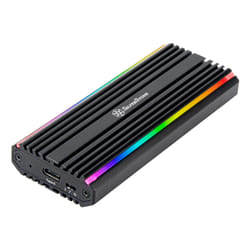 Silverstone MS13 SSD enclosure Black M.2