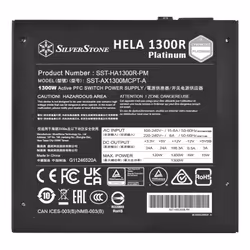 Silverstone HELA 1300R Platinum power supply unit 1300 W 20+4 pin ATX ATX Black - Additional view 6