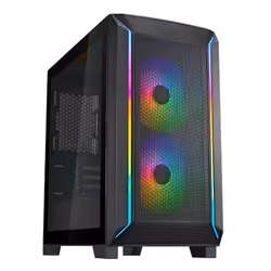 Silverstone FARA 312Z, Midi Tower, PC, Black, micro ATX, Mini-ITX, Plastic, Steel, Gaming