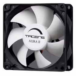 Tacens Aura II 8cm Computer case Fan Black, White - Additional view 2