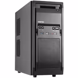 Chieftec LF-02B-OP, Midi Tower, PC, Black, ATX, micro ATX, Home/Office, Bottom