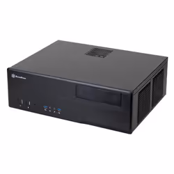 Silverstone Grandia GD05, HTPC, PC, Black, DTX, micro ATX, Mini-ITX, Aluminium, Plastic, SECC, Home/Office