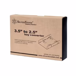 Silverstone SST-SDP08B drive bay panel 8.89 cm (3.5") Black, Nickel