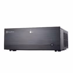 Silverstone Grandia GD07, HTPC, PC, Black, ATX, EATX, micro ATX, SSI CEB, SSI EEB, Aluminium, Steel, Home/Office