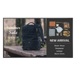 AG Neovo QM-6502 Signage Display Digital signage flat panel 163.8 cm (64.5") LCD 400 cd/m² 4K Ultra HD Black