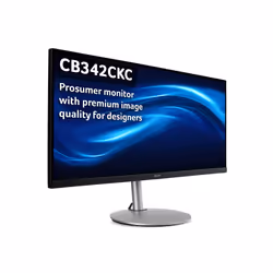 Acer CB2 CB342CK C computer monitor 86.4 cm (34") 3440 x 1440 pixels UltraWide Quad HD LCD Silver