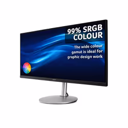 Acer CB2 CB342CK C computer monitor 86.4 cm (34") 3440 x 1440 pixels UltraWide Quad HD LCD Silver