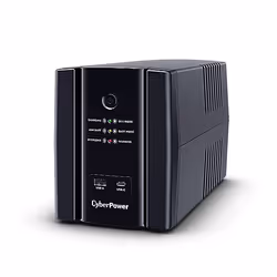 CyberPower UT1500EG guarantees power protection for computers. networking equipment. and storage devices. The product adopts ...