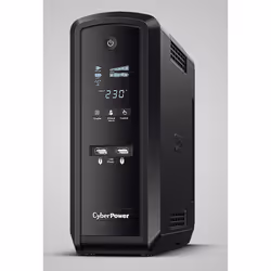 CyberPower CP1350EPFCLCD-UK with Pure Sine Wave output safeguards mid- to high-end computer systems. servers and networking h ...