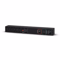 CyberPower MBP20HVIEC6A, Bypass switch, Rack-mount, Black, Status, Metal, 1U
