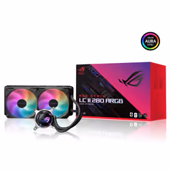 ASUS ROG STRIX LC II 280 ARGB Processor All-in-one liquid cooler 14 cm Black 1 pc(s)