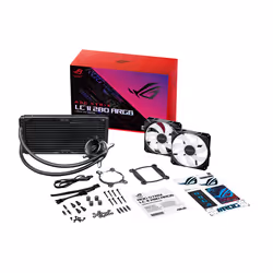 ASUS ROG STRIX LC II 280 ARGB Processor All-in-one liquid cooler 14 cm Black 1 pc(s) - Additional view 5