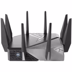 ASUS GT-AXE11000 wireless router Gigabit Ethernet Tri-band (2.4 GHz / 5 GHz / 6 GHz) Black - Additional view 8