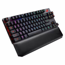 ASUS ROG Strix Scope RX TKL Wireless Deluxe keyboard Gaming USB + RF Wireless + Bluetooth AZERTY French Black - Additional view 5