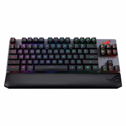 ASUS ROG Strix Scope RX TKL Wireless Deluxe keyboard Gaming USB + RF Wireless + Bluetooth AZERTY French Black - Additional view 6