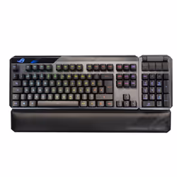 ASUS ROG CLAYMORE II, Full-size (100%), Wired & Wireless, RF Wireless + USB, Mechanical, RGB LED, Black