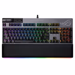 ASUS ROG Flare II Animate, Wired, USB, Mechanical, QWERTY, RGB LED, Black