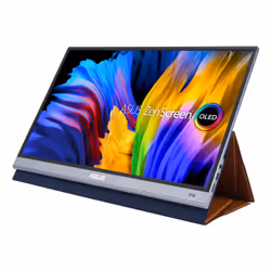 ASUS ZenScreen OLED MQ16AH, 39.6 cm (15.6"), 1920 x 1080 pixels, Full HD, OLED, 1 ms, Grey