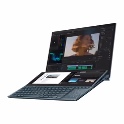 ASUS Zenbook Pro Duo 15 OLED UX582HS-H2010W, Intel® Core™ i9, 39.6 cm (15.6"), 3840 x 2160 pixels, 32 GB, 1 TB, Windows 11 Ho ...