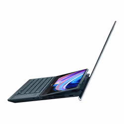 ASUS Zenbook Pro Duo 15 OLED UX582HS-H2010W Intel® Core™ i9 i9-11900H Laptop 39.6 cm (15.6") Touchscreen 4K Ultra HD 32 GB DDR4-SDRAM 1 TB SSD NVIDIA GeForce RTX 3080 Wi-Fi 6 (802.11ax) Windows 11 Home Blue