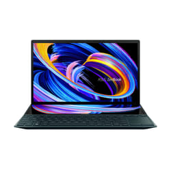 ASUS Zenbook Duo 14 UX482EGR-HY368W Intel® Core™ i7 i7-1195G7 Laptop 35.6 cm (14") Touchscreen Full HD 16 GB LPDDR4x-SDRAM 512 GB SSD NVIDIA GeForce MX450 Wi-Fi 6 (802.11ax) Windows 11 Home Blue