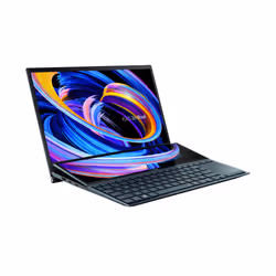 ASUS Zenbook Duo 14 UX482EGR-HY368W Intel® Core™ i7 i7-1195G7 Laptop 35.6 cm (14") Touchscreen Full HD 16 GB LPDDR4x-SDRAM 512 GB SSD NVIDIA GeForce MX450 Wi-Fi 6 (802.11ax) Windows 11 Home Blue