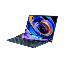 ASUS Zenbook Duo 14 UX482EGR-HY368W Intel® Core™ i7 i7-1195G7 Laptop 35.6 cm (14") Touchscreen Full HD 16 GB LPDDR4x-SDRAM 512 GB SSD NVIDIA GeForce MX450 Wi-Fi 6 (802.11ax) Windows 11 Home Blue