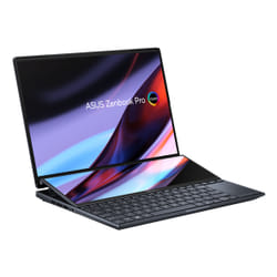 ASUS Zenbook Pro 14 Duo OLED UX8402ZA-M3033W Intel® Core™ i7 i7-12700H Laptop 36.8 cm (14.5") Touchscreen 2.8K 16 GB LPDDR5-SDRAM 512 GB SSD Wi-Fi 6E (802.11ax) Windows 11 Home Black