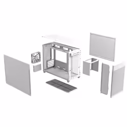 ASUS AP201 PRIME CASE TG WHITE Mini Tower - Additional view 8