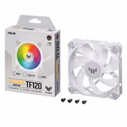 ASUS TUF GAMING TF120 ARGB WHITE EDITION Computer case Air cooler 12 cm 1 pc(s) - Additional view 7