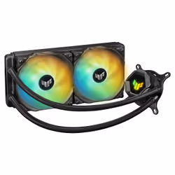ASUS TUF-GAMING-LC-240-ARGB, All-in-one liquid cooler, 12 cm, 113.8 m³/h, Black