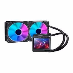 ASUS ROG RYUJIN II 240 ARGB, All-in-one liquid cooler, 12 cm, 600 RPM, 2200 RPM, Black