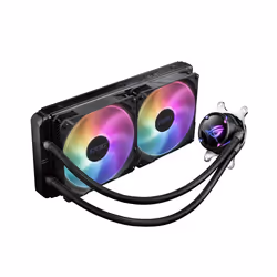 ROG Strix LC II 280 ARGB AIO delivers high-performance CPU liquid cooling with sleek. modern aesthetics. Featuring a closed-l ...