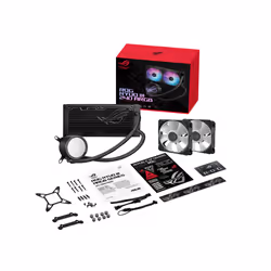 ASUS ROG Ryuo III 240 ARGB Processor Liquid cooling kit 12 cm Black - Additional view 7