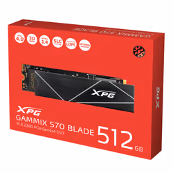 XPG GAMMIX S70 BLADE 512 GB M.2 PCI Express 4.0 NVMe 3D NAND - Additional view 6