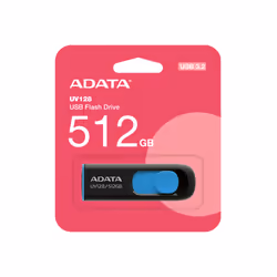 ADATA UV128 USB flash drive 512 GB USB Type-A 3.2 Gen 1 (3.1 Gen 1) Black, Blue - Additional view 4